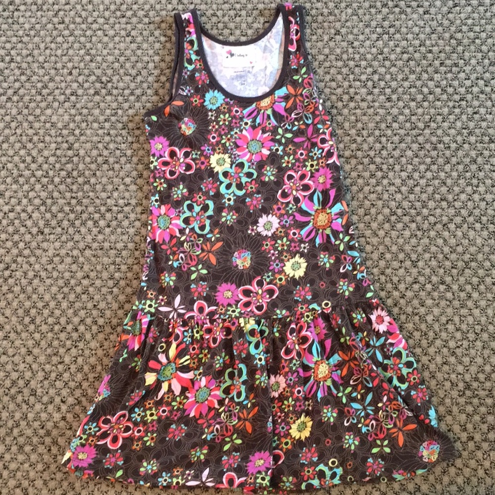 Brown Flower Dress